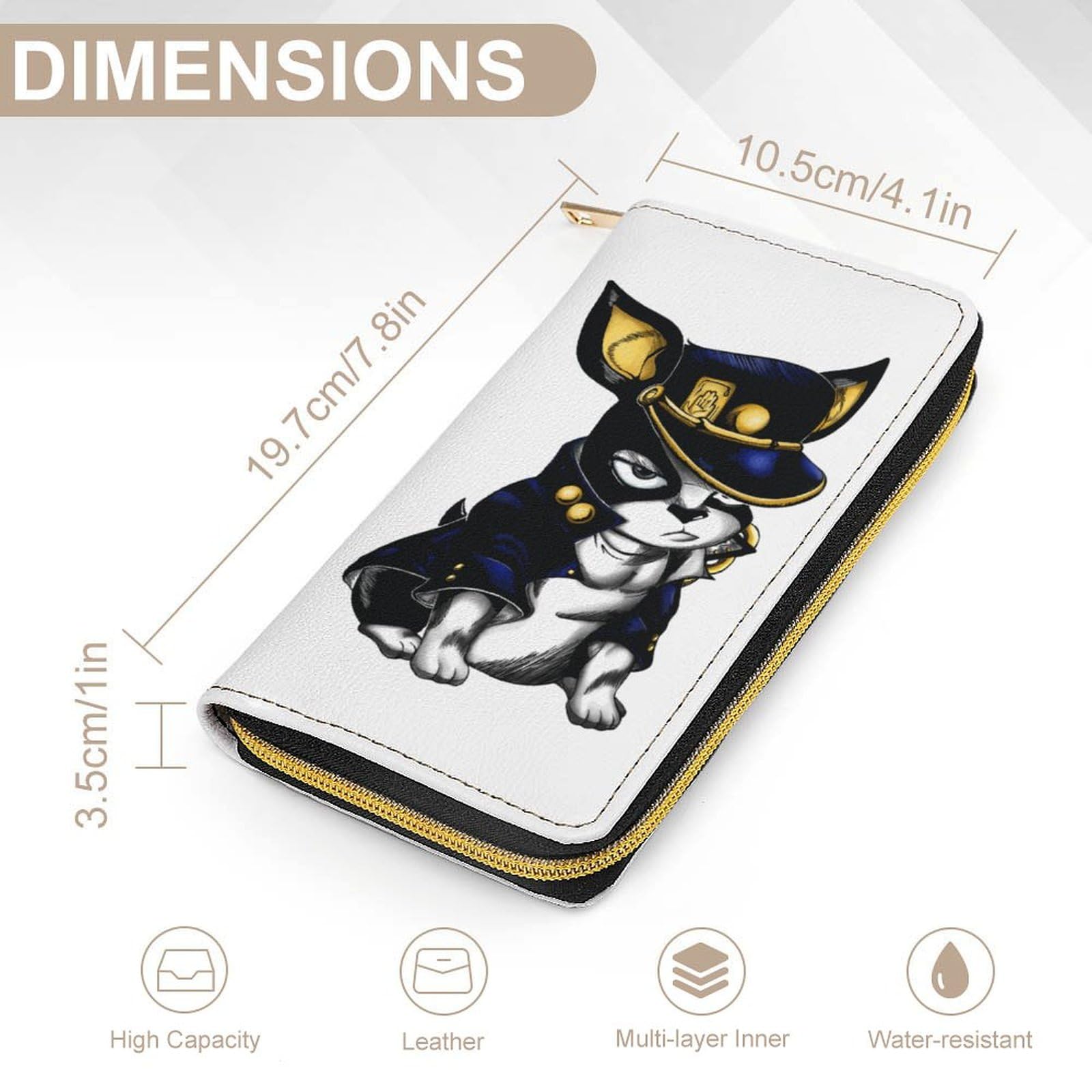 Amazon.co.jp: 財布 ジョジョの奇妙な冒険 イギー 長財布 メンズ